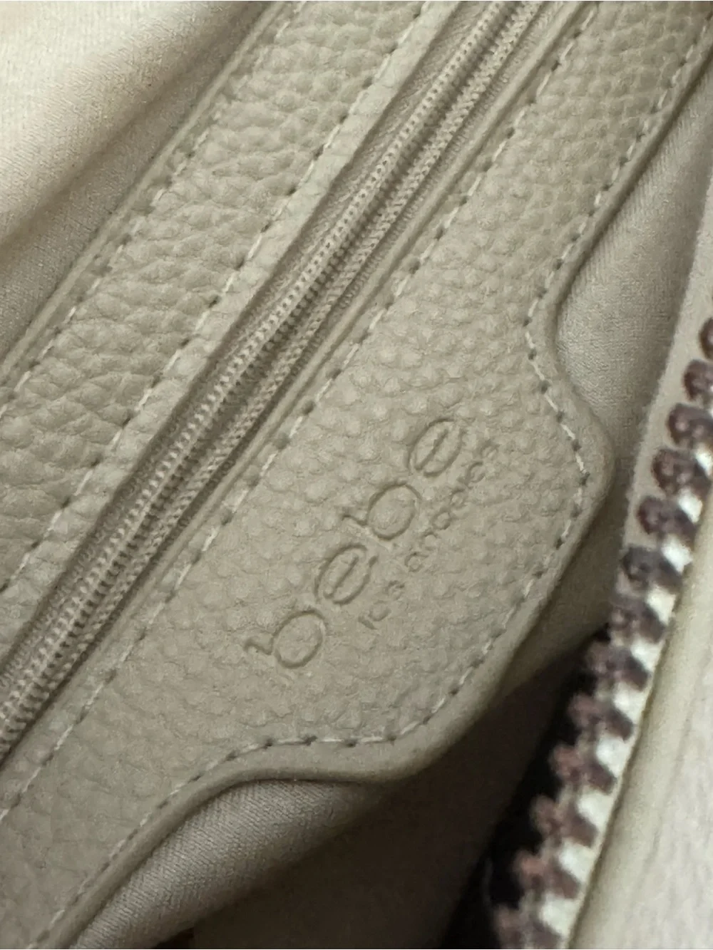 bebe Cream Dome Satchel